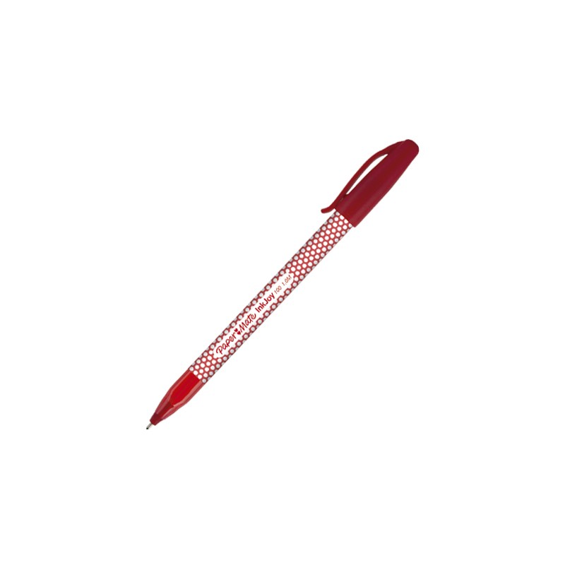 BOLIGRAFO KILOMETRICO 100ST PAPERMATE WRAPS STICKS 1967173 ROJO PUNTO MEDIANO