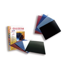PASTA PLASTICA BIPOL DELGADO PARA ENGARGOLAR CARTA NEGRO JUEGO DE 2 PIEZAS