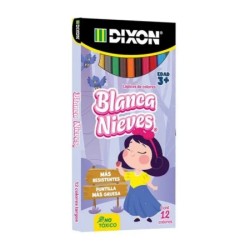 COLORES BLANCA NIEVES CAJA CON 12 LARGOS