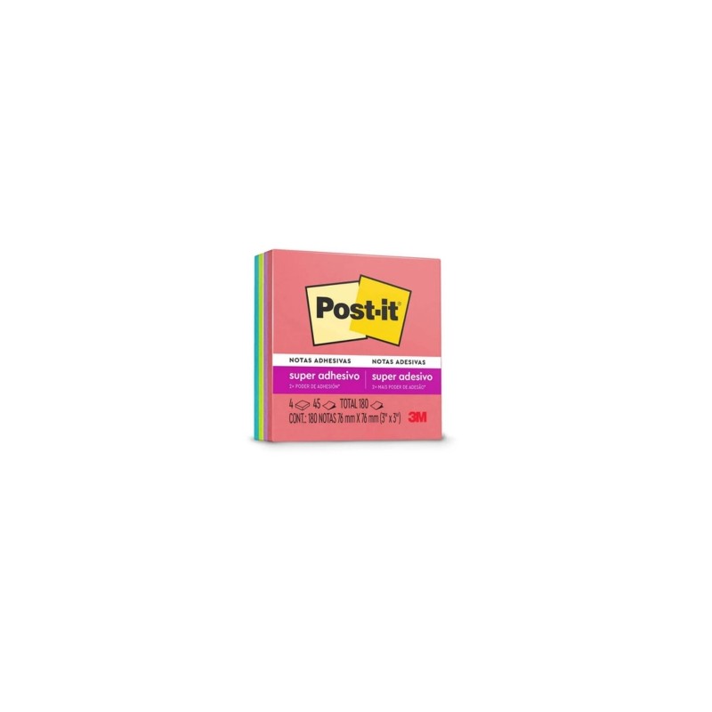 NOTAS ADHERIBLES POST-IT CUBO CHIC 654-180SS CON 180 HOJAS