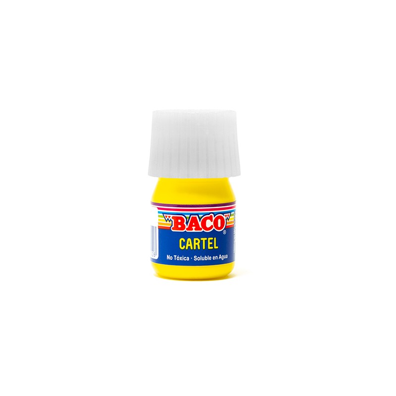 PINTURA PARA CARTEL BACO 20 ML 50 AMARILLO LIMON