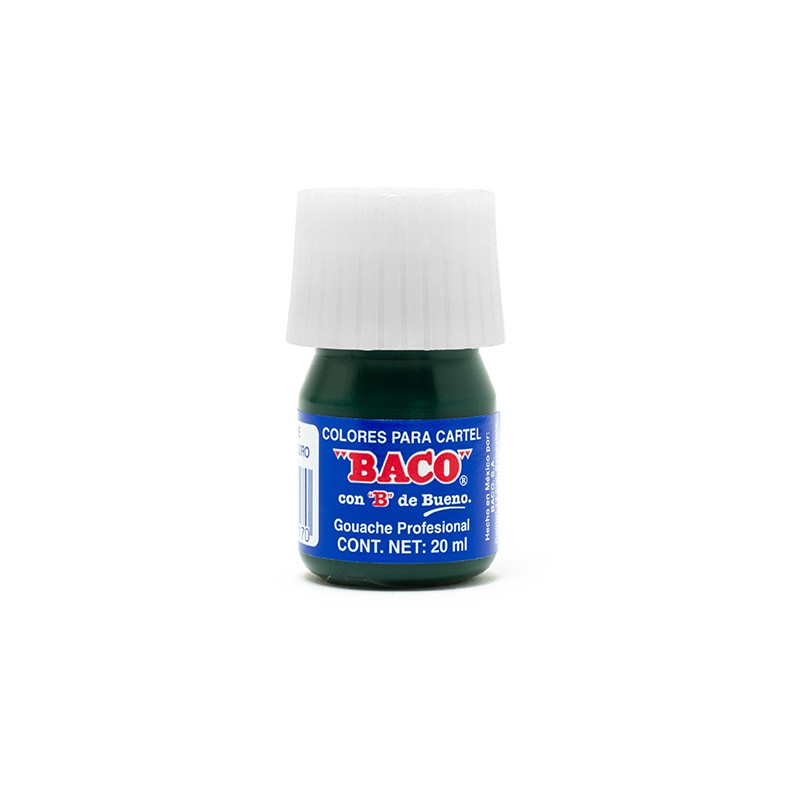 PINTURA PARA CARTEL BACO 20 ML 63-A VERDE OBSCURO
