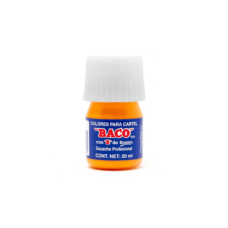 PINTURA PARA CARTEL BACO 20 ML 52 AMARILLO OBSCURO