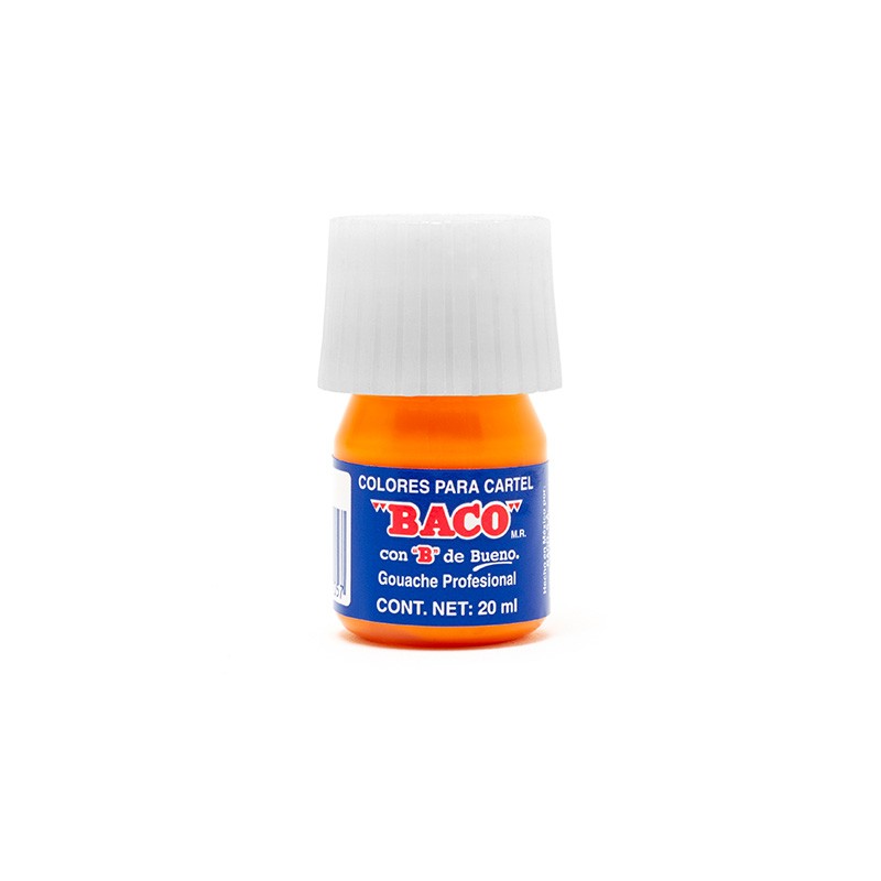 PINTURA PARA CARTEL BACO 20 ML 53 ROJO NARANJA