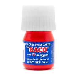 PINTURA PARA CARTEL BACO 20 ML 54-A ROJO