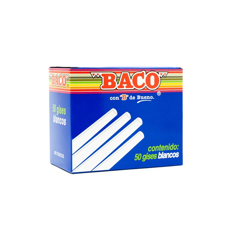 GIS BACO MOLDEADO G050 BLANCO CAJA CON  50