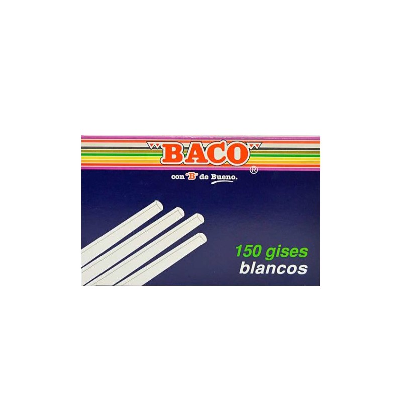 GIS BACO MOLDEADO G150 BLANCO CAJA CON 150