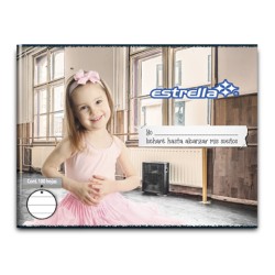 CUADERNO ENGRAP FORMA ITALIANA ESTRELLA 147 100 HOJAS RAYA