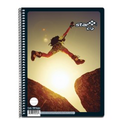 CUADERNO PROFESIONAL ESTRELLA STAR KID 466 100 HOJAS DOBLE RAYA