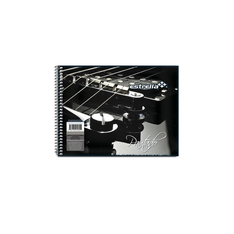 CUADERNO CON ESPIRAL FORMA ITALIANA ESTRELLA 168 100 HOJAS CUADRO 7 MM.