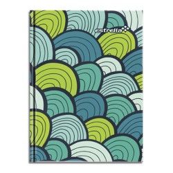 LIBRETA FORMA FRANCESA PASTADURA ESTRELLA 1/4 #79 144 HOJAS RAYA