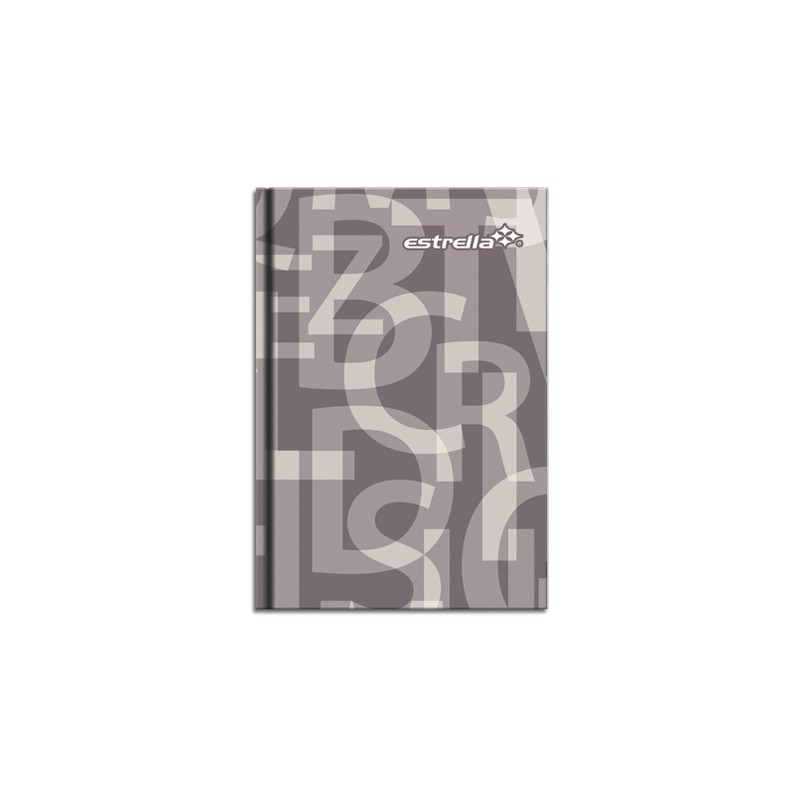 LIBRETA FORMA FRANCESA PASTADURA ESTRELLA 1/8 #219 144 HOJAS RAYA CON INDICE