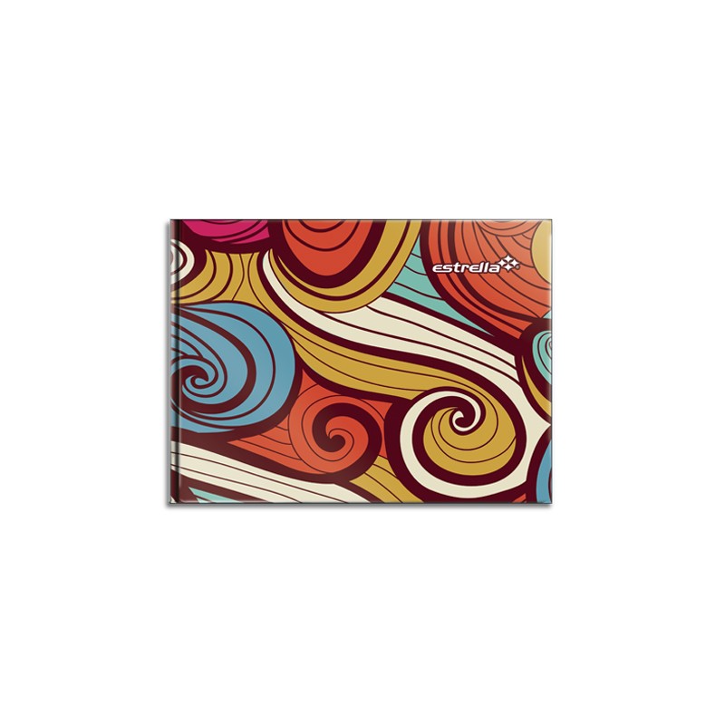 LIBRETA FORMA ITALIANA PASTADURA ESTRELLA 1/4 #64 96 HOJAS RAYA