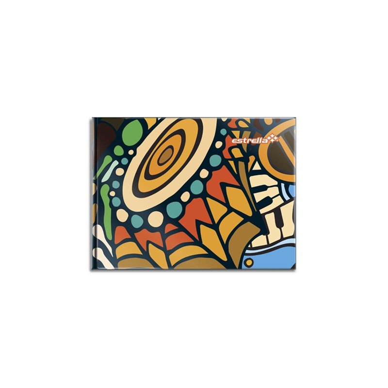 LIBRETA FORMA ITALIANA PASTADURA ESTRELLA 1/4 #66 192 HOJAS RAYA