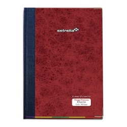 LIBRO FLORETE ESTRELLA MOD 98 RAYADO FORMA FRANCESA 144 HOJAS