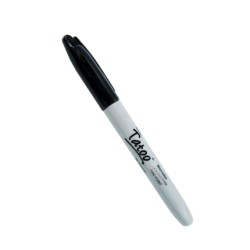 MARCADOR PERMANENTE BACO TATOO 61119 NEGRO FINO