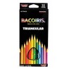 COLORES BACOIRIS LP094 TRIANGULAR DELGADO CAJA CON 12 PIEZAS