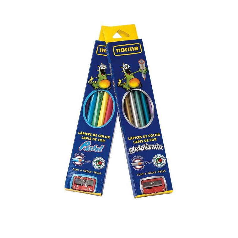 COLORES NORMA PASTEL 536094 CAJA C/6