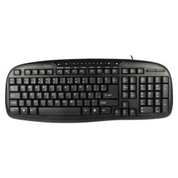 TECLADO ALAMBRICO EASY LINE EL-993384I MULTIMEDIA USB