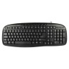 TECLADO ALAMBRICO EASY LINE EL-993384I MULTIMEDIA USB