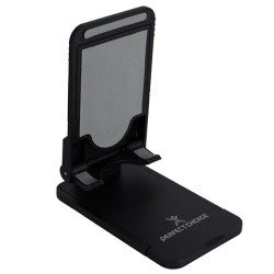 BASE ESCRITORIO PARA CELULAR PERFECTO CHOICE PC-332961 AJUSTABLE NEGRO