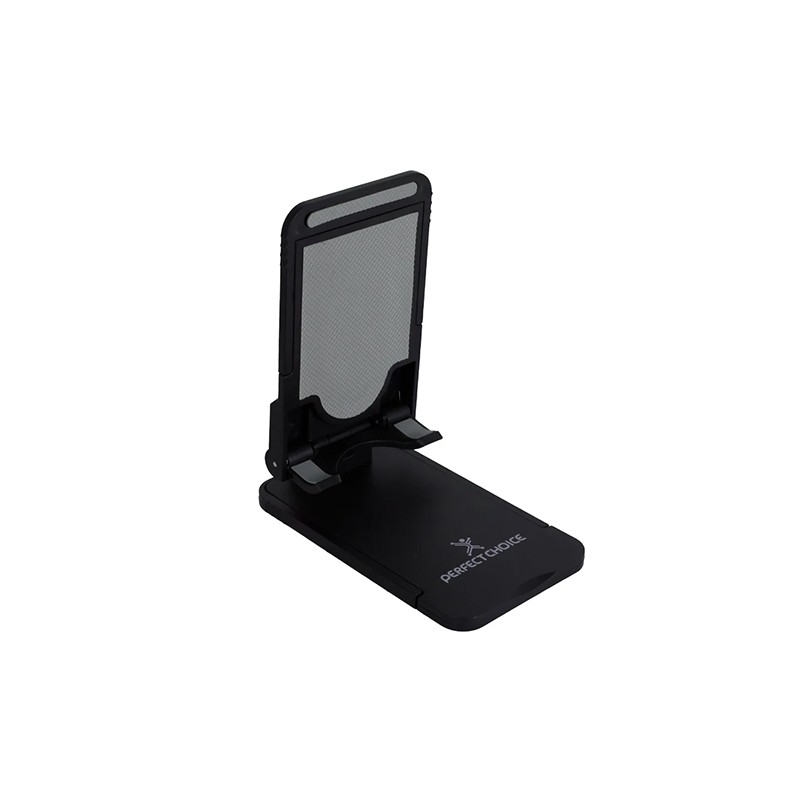 BASE ESCRITORIO PARA CELULAR PERFECTO CHOICE PC-332961 AJUSTABLE NEGRO