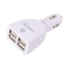 CARGADOR PARA AUTO STEREN ELI-864 CON ALIMENTACIÓN PARA 4 DISPOSITIVOS USB