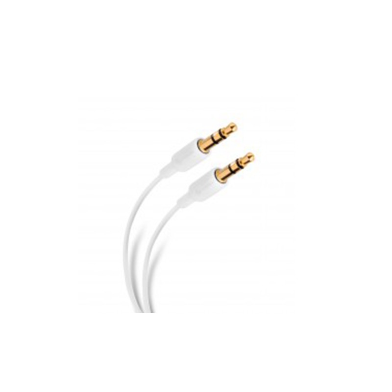 CABLE CONEXION STEREN 255-264BL PARA AUDIO 3.5MM BLANCO