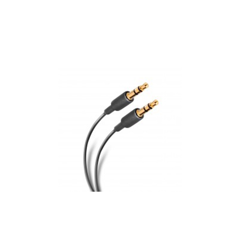 CABLE CONEXION STEREN 255-264NE PARA AUDIO 3.5MM NEGRO