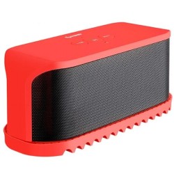 BOCINA STEREN BOC 856 ANTIDERRAPANTE COLOR ROJO