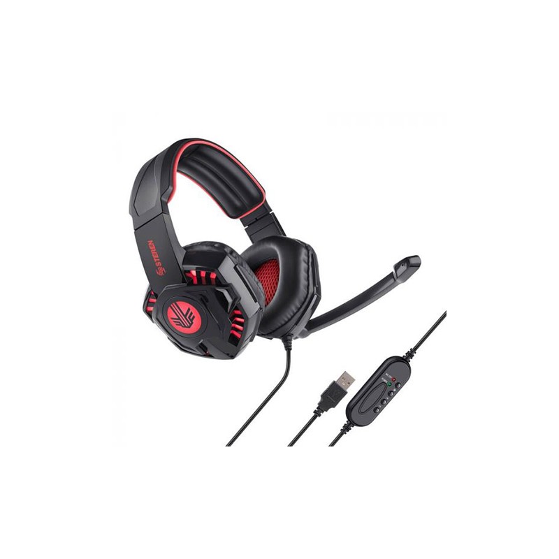 AUDIFONO DIADEMA CON MICROFONO STEREN AUD-555 GAMER