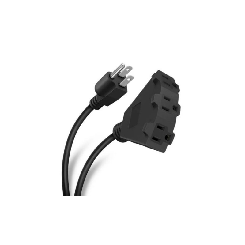 CABLE EXTENSION ELECTRICA USO RUDO STEREN EXT-3X16-08/N 8 METROS 3 CONTACTOS