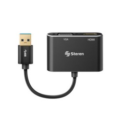 CABLE CONEXION STEREN COM-476 USB-A 3.0 A HDMI O VGA