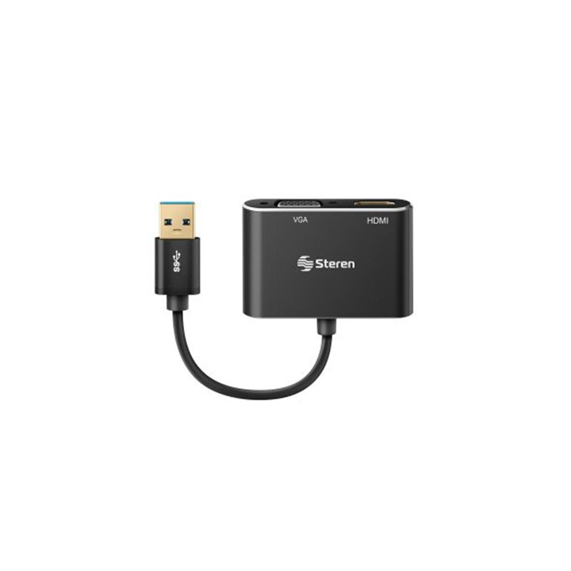 CABLE CONEXION STEREN COM-476 USB-A 3.0 A HDMI O VGA