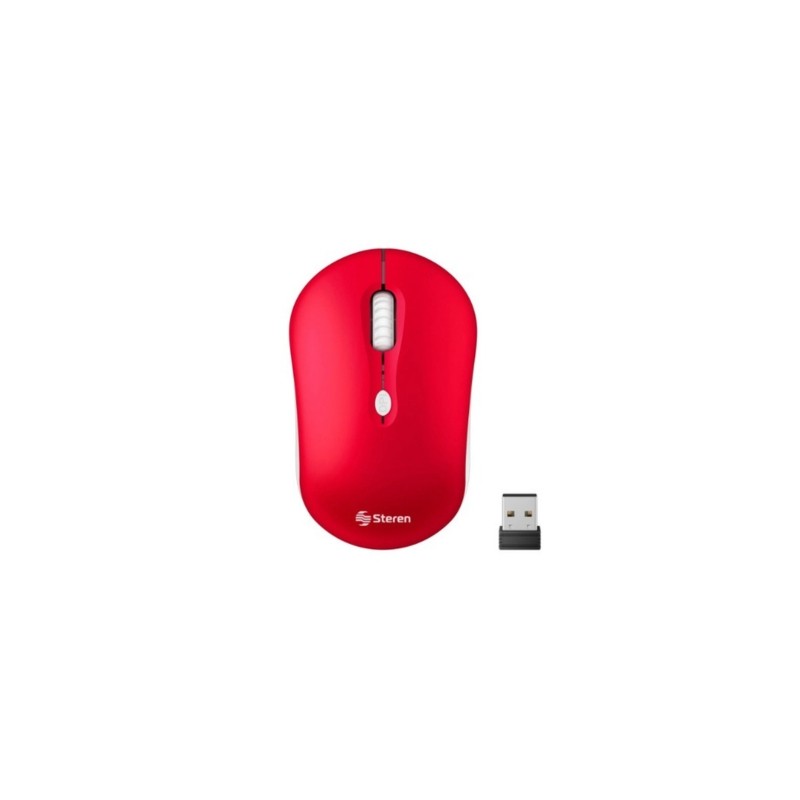 MOUSE INALAMBRICO STEREN COM 5730RO ROJO