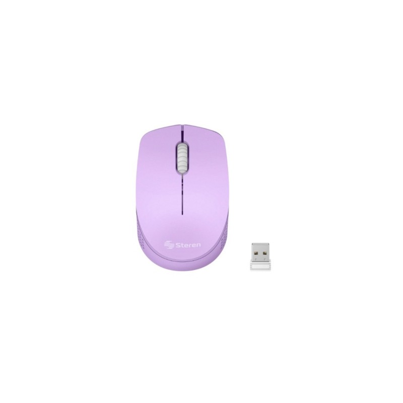 MOUSE INALAMBRICO STEREN COM-5720VI VIOLETA
