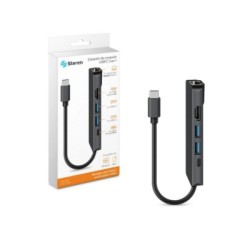 CONCENTRADOR MULTIPUERTOS USB-C STEREN USB-5295 5 EN 1