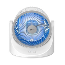 VENTILADOR DE ESCRITORIO STEREN FAN-200 BLANCO CON ENFRIADOR DE AIRE