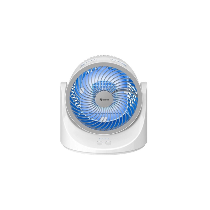 VENTILADOR DE ESCRITORIO STEREN FAN-200 BLANCO CON ENFRIADOR DE AIRE