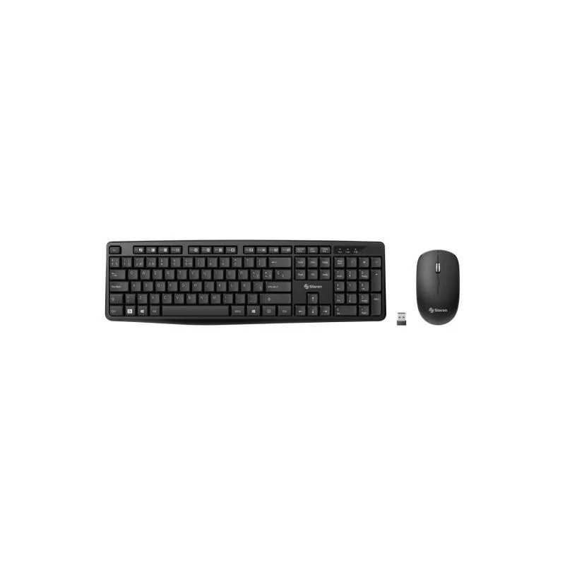 TECLADO INALAMBRICO STEREN COM-675 NEGRO KIT CON MOUSE