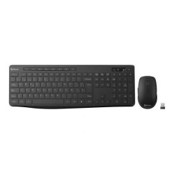 TECLADO INALAMBRICO STEREN COM-6200NE NEGRO KIT CON MOUSE