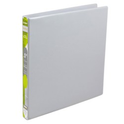 CARPETA DE ARGOLLAS CON VENTANA ARILLO ""O"" BINDERMAX509R CARTA BLANCA 0.5 PULGADAS
