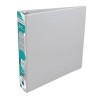 CARPETA DE ARGOLLAS CON VENTANA ARILLO ""O"" BINDERMAX 527R CARTA BLANCA 1.5 PULGADAS