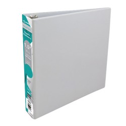 CARPETA DE ARGOLLAS CON VENTANA ARILLO ""D"" BINDERMAX  527 CARTA BLANCA 1.5 PULGADAS