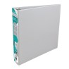 CARPETA DE ARGOLLAS CON VENTANA ARILLO ""D"" BINDERMAX  527 CARTA BLANCA 1.5 PULGADAS