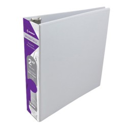 CARPETA DE ARGOLLAS CON VENTANA ARILLO ""D"" BINDERMAX 537 CARTA BLANCA 2 PULGADAS