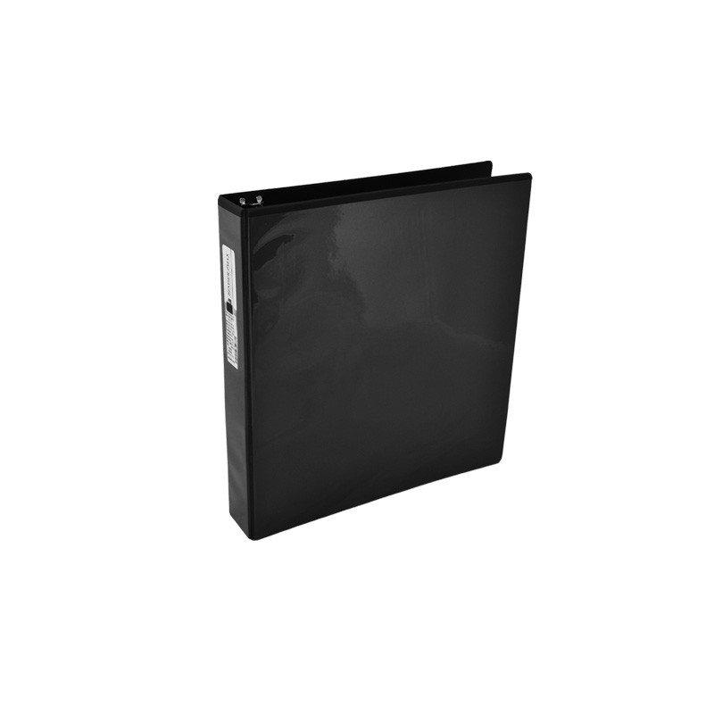 CARPETA DE ARGOLLAS CON VENTANA ARILLO ""O"" BINDERMAX 537RN CARTA NEGRA 2 PULGADAS