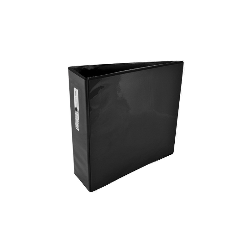 CARPETA DE ARGOLLAS CON VENTANA ARILLO ""O"" BINDERMAX 557RN CARTA NEGRA 3 PULGADAS