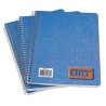 CUADERNO CON ESPIRAL FORMA FRANCESA MONKY 011 100 HOJAS CUADRO 5 MM.