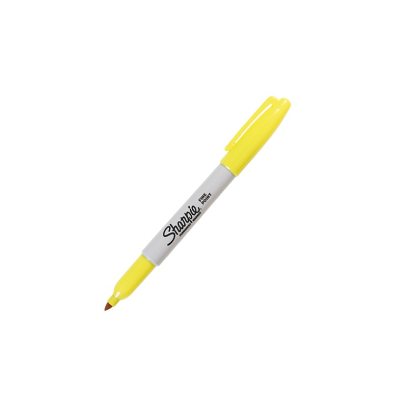 MARCADOR PERMANENTE SHARPIE FINO 68116 AMARILLO